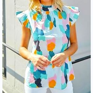 Abstract Blouse